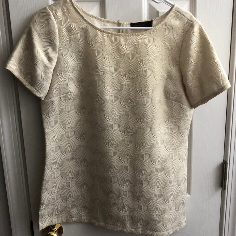 Gold blouse by The Limited